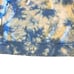 Generation Love Women’s Blue Tie Dye Puffy Shoulder Hooded Sweatshirt
