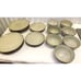 Solene Beige By Project 62 China Set Of 3 Salad Plates Lines Specks Discontinued