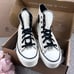 NEW Womens Size 9 Custom Converse Chuck Taylor CTAS High Top Egret Platform Shoe