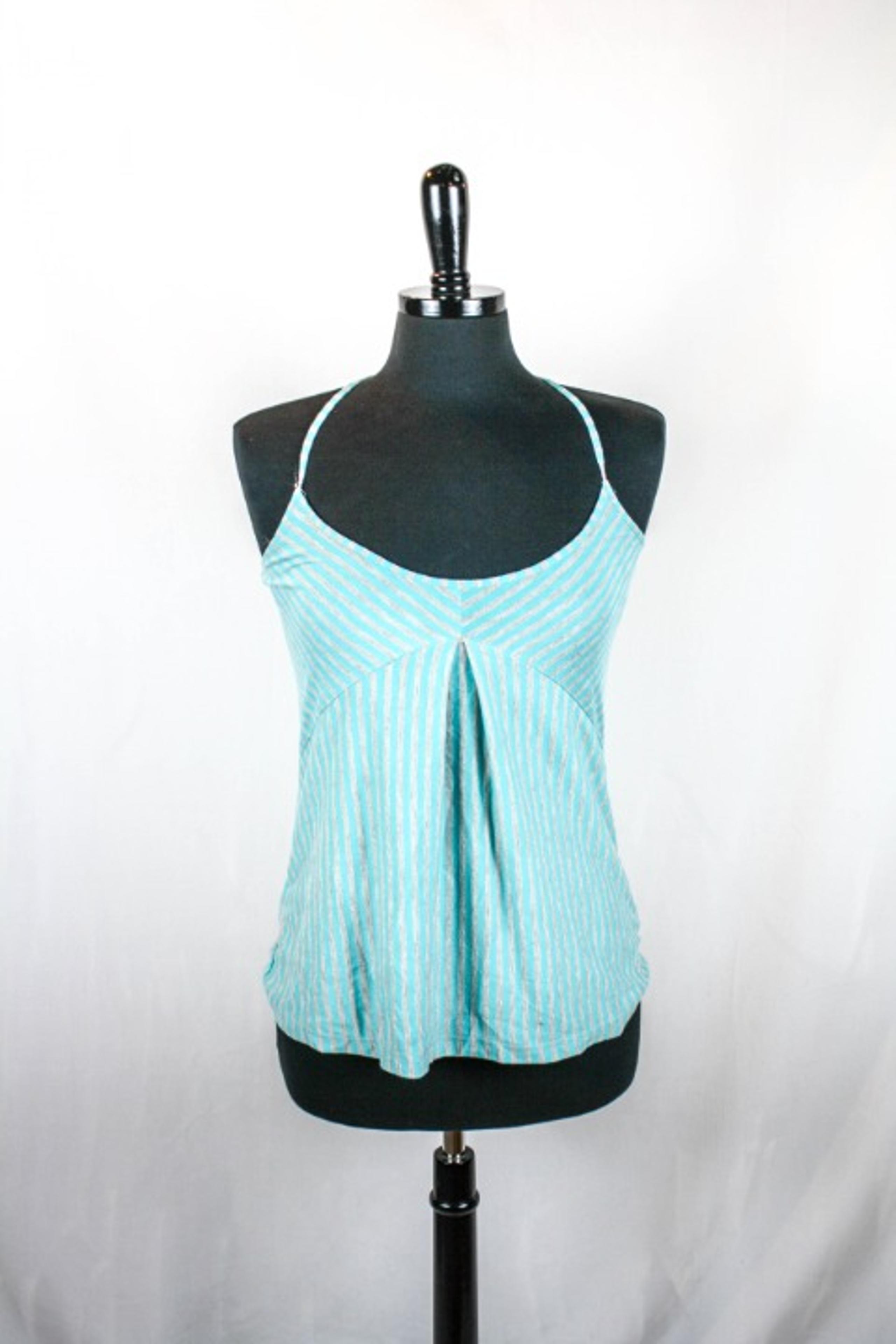 Aeropostale Striped Racer Back Tank Top