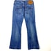 Levi's Lady Style Jeans Womens Sz 30 Wide Flare Leg Contrast Stitching Country