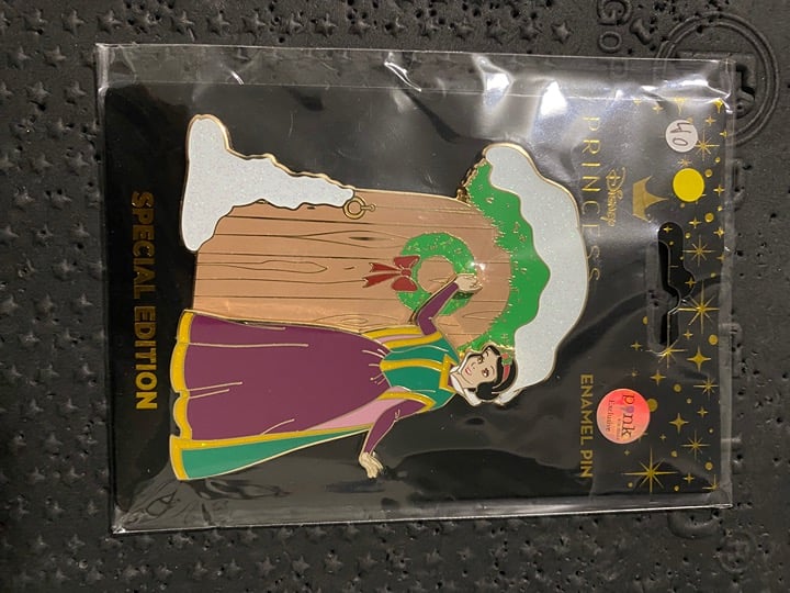 Snow White holiday winter PALM pin