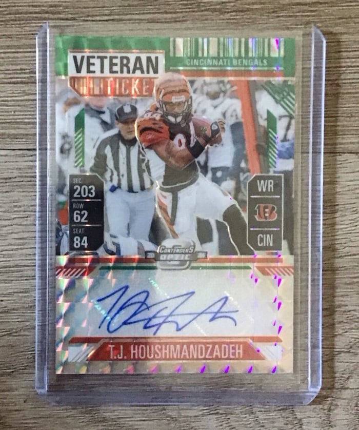 2024 Panini T.J. HOUSHMANDZADEH Contenders Optic Veteran Ticket Auto 02/24