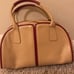 Red And Tan Satchel