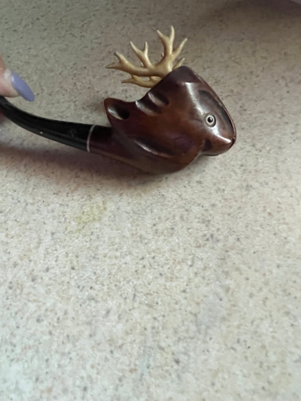 Vintage fish/Reindeer made in Italy pipe