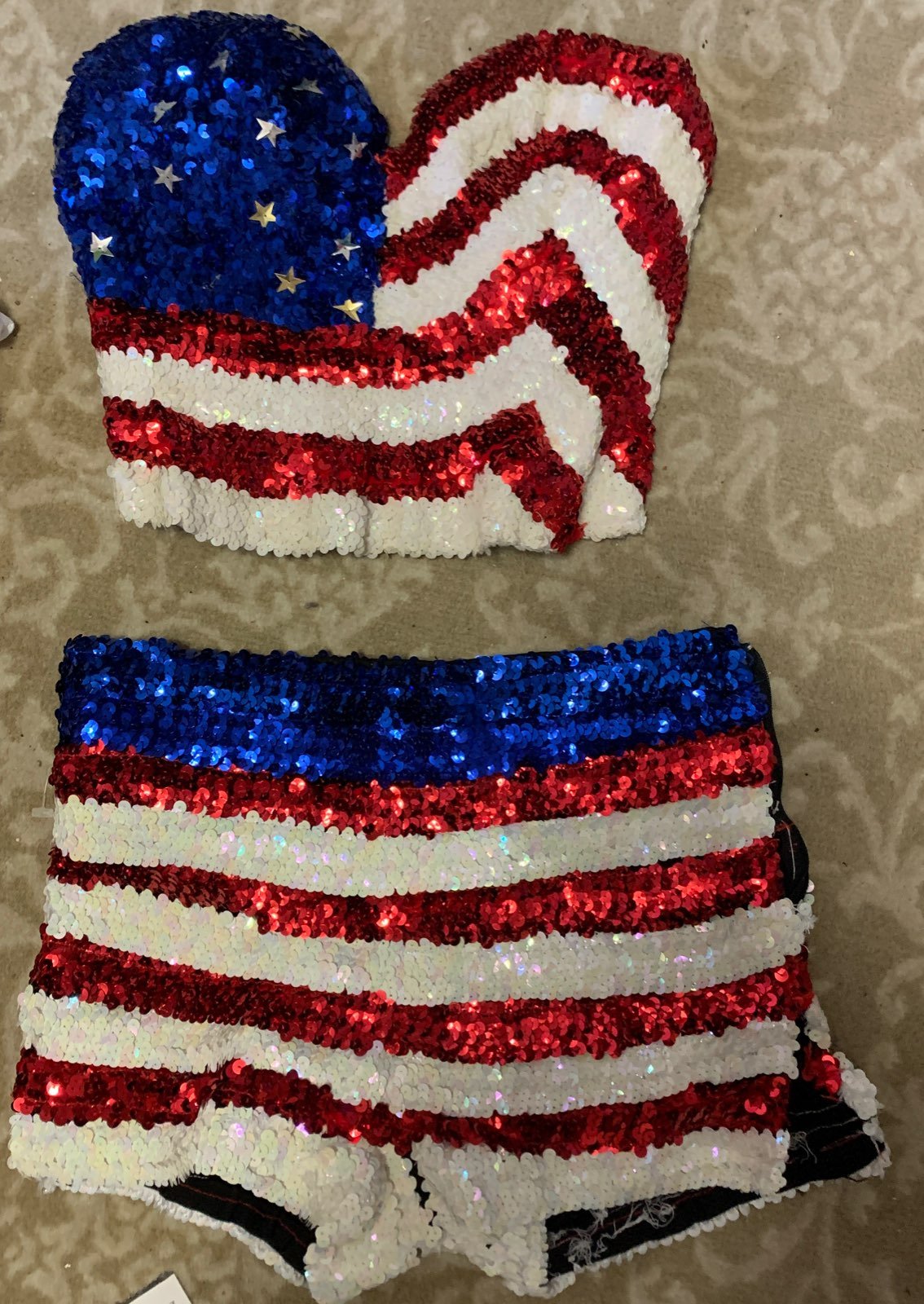 Patriotic Shorts and top