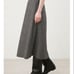 This season's sold-out Mila Owen Mila Owen back-elastic tweed semi-flare skirt in gray, size 0.