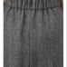 This season's sold-out Mila Owen Mila Owen back-elastic tweed semi-flare skirt in gray, size 0.