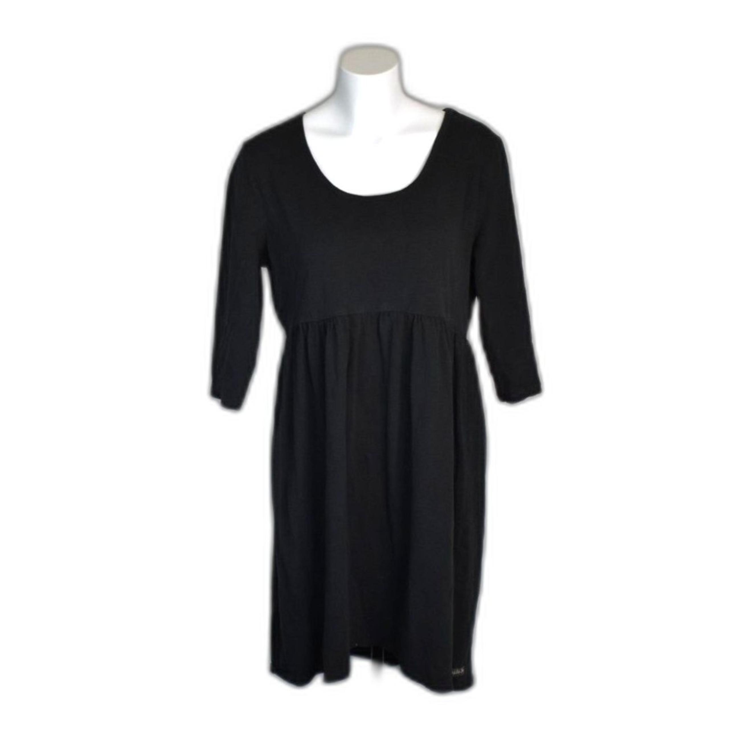 Matilda Jane Scoop Neck Dress Black Knee Length Casual Cotton Womens Large