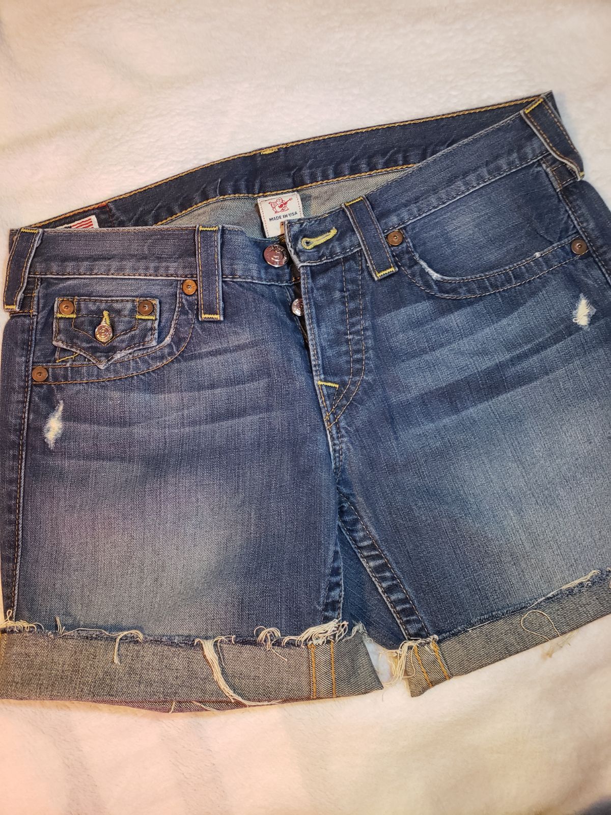True Religion girls shorts.