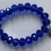 Glass beads bracelets with charm /choose 3 colors as a bundle