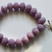 Glass beads bracelets with charm /choose 3 colors as a bundle