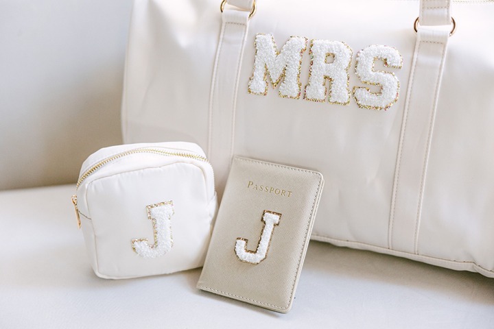 Personalized Bridal Bundle Bag Set | Bride Gift | Honeymoon Travel Set