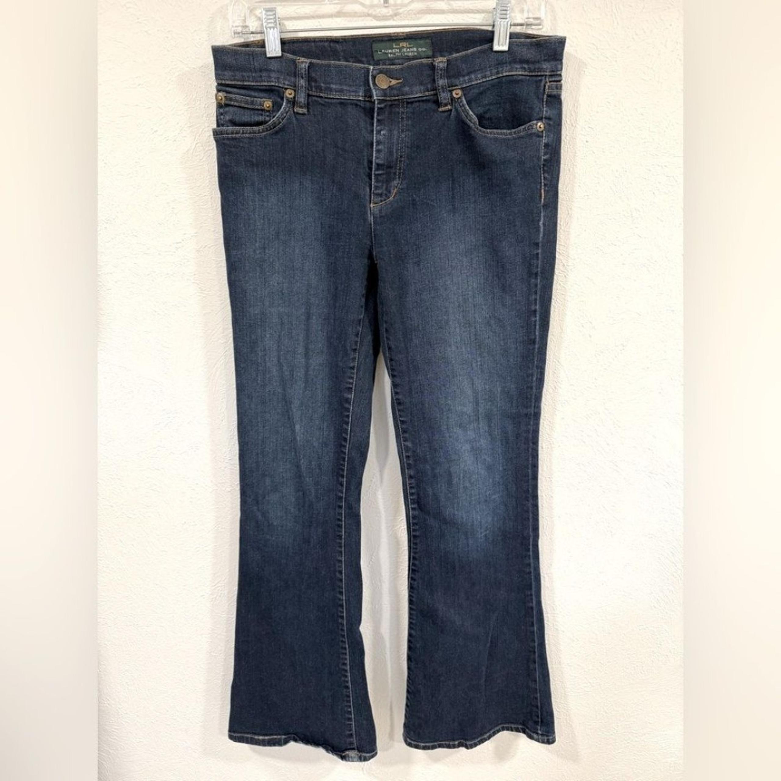 Lauren Ralph Lauren Modern Flare Denim Jeans, Size 6