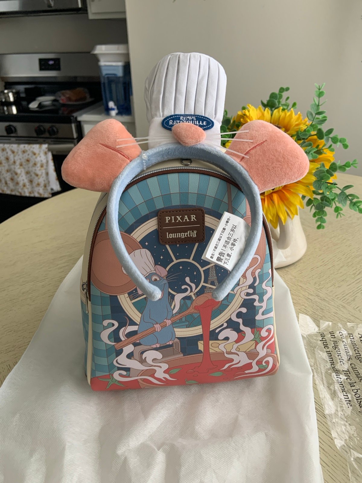 Disney Pixar Remy Soup Loungefly + Headband