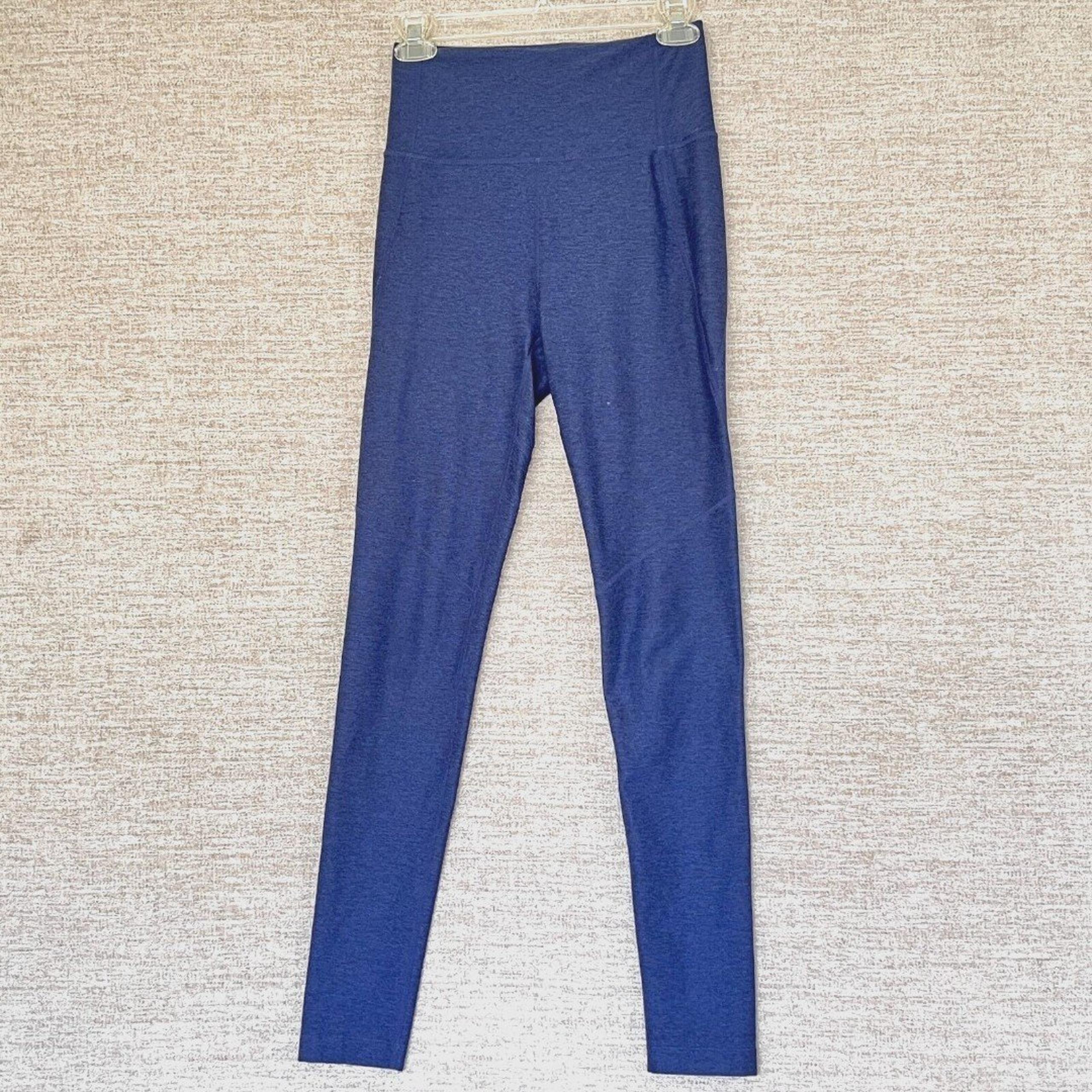 Outdoor Voices Tech Sweat Heathered Blue Leggings Women’s Size S Athletic Wear