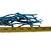 BOHO Leather Southwestern Fringe Belt Oval Concho Turquoise Teal Silver Tone 58”