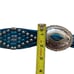 BOHO Leather Southwestern Fringe Belt Oval Concho Turquoise Teal Silver Tone 58”