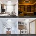 12 Inch LED Flush Mount Ceiling Light Fixture with Night Light