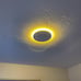 12 Inch LED Flush Mount Ceiling Light Fixture with Night Light