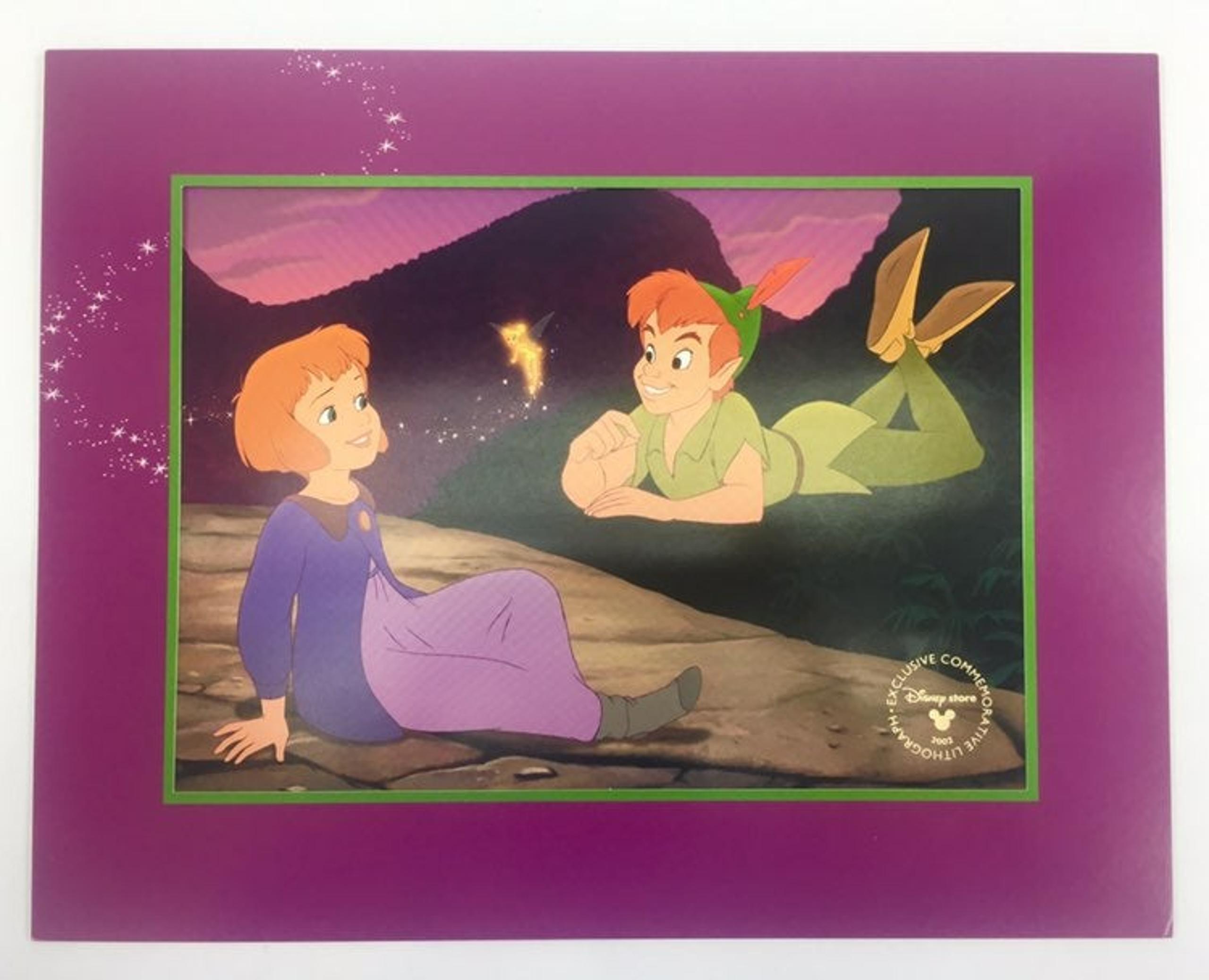 Disney Peter Pan Lithograph Like New!