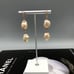 Freshwater baroque pearl earrings