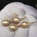 Freshwater baroque pearl earrings