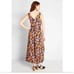 ModCloth floral retro boho festival v-neck jumpsuit S