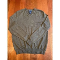 Vintage Joseph & Lyman 100% Merino Wool V-neck Sweater Size Large