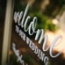 Wedding Champagne Gold Welcome Sign Mirr