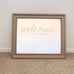Wedding Champagne Gold Welcome Sign Mirr