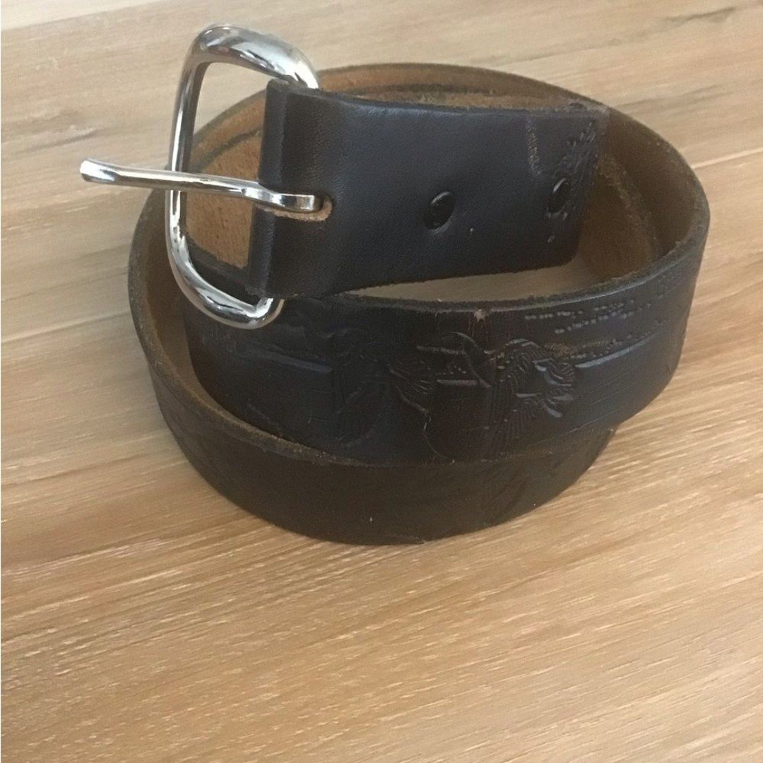 Vintage Tooled Duck Hunting Belt