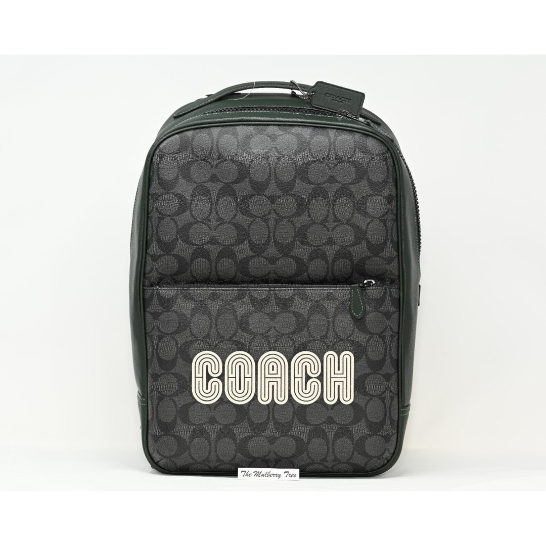 COACH WESTWAY Backpack Colorblock Signature Canvas w Patch CE489 NWT 498
