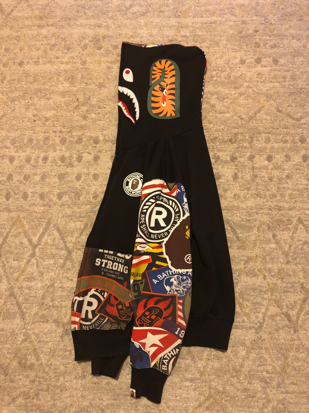 Bape Full Zip Shark Hoodie