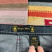 Vintage 90s Y2k Royal Blue Baggy Jeans Gray Denim Grunge Men's Measure 32x29