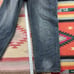 Vintage 90s Y2k Royal Blue Baggy Jeans Gray Denim Grunge Men's Measure 32x29