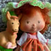 Vintage Strawberry Shortcake Cafe Olé Party Pleaser Doll w/ Burrito Pet