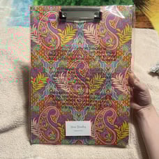 Vera Bradley Paisley In Paradise Clipboard Folio NWT