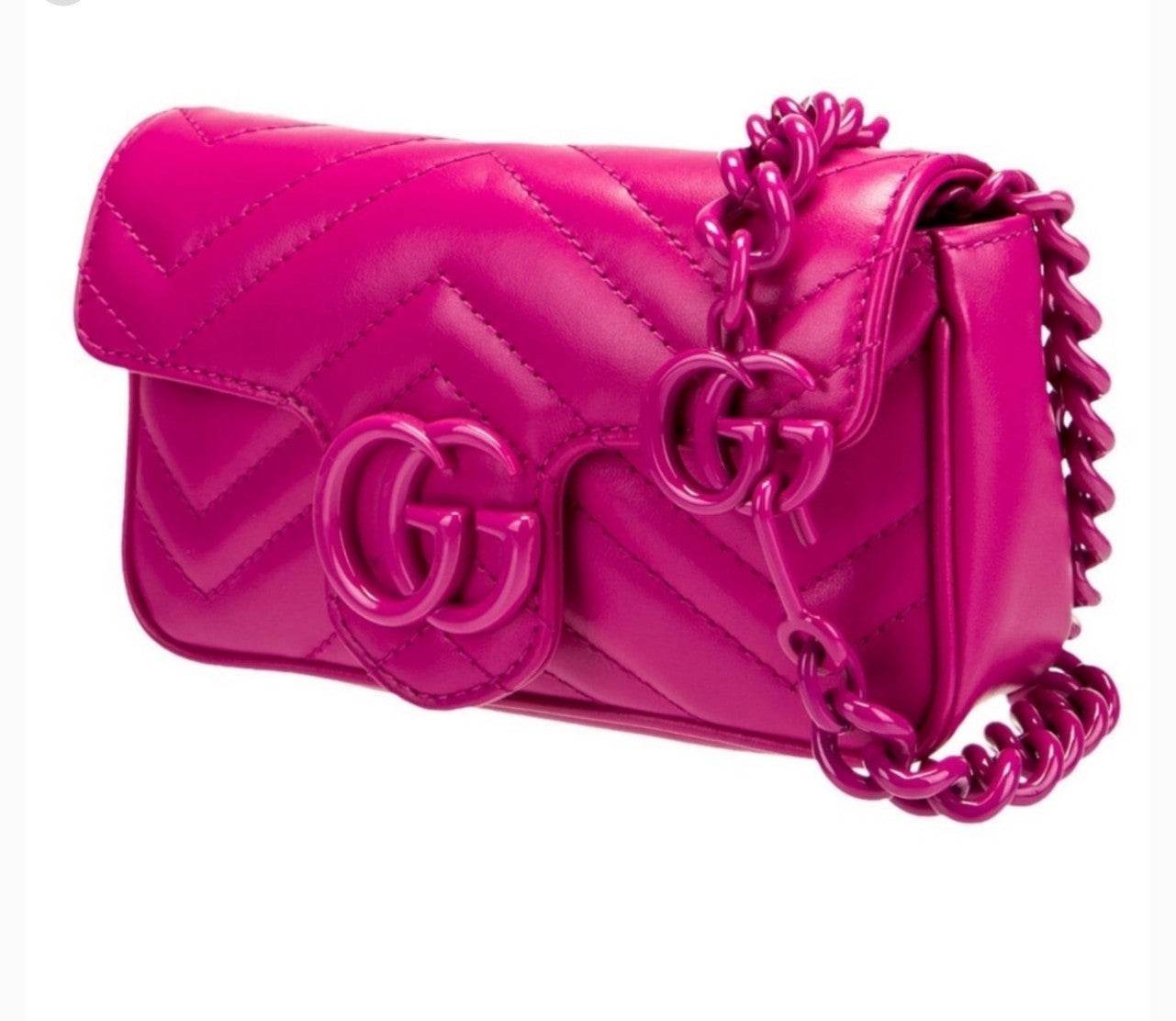 Authentic Gucci Marmont Super Mini Belt Bag