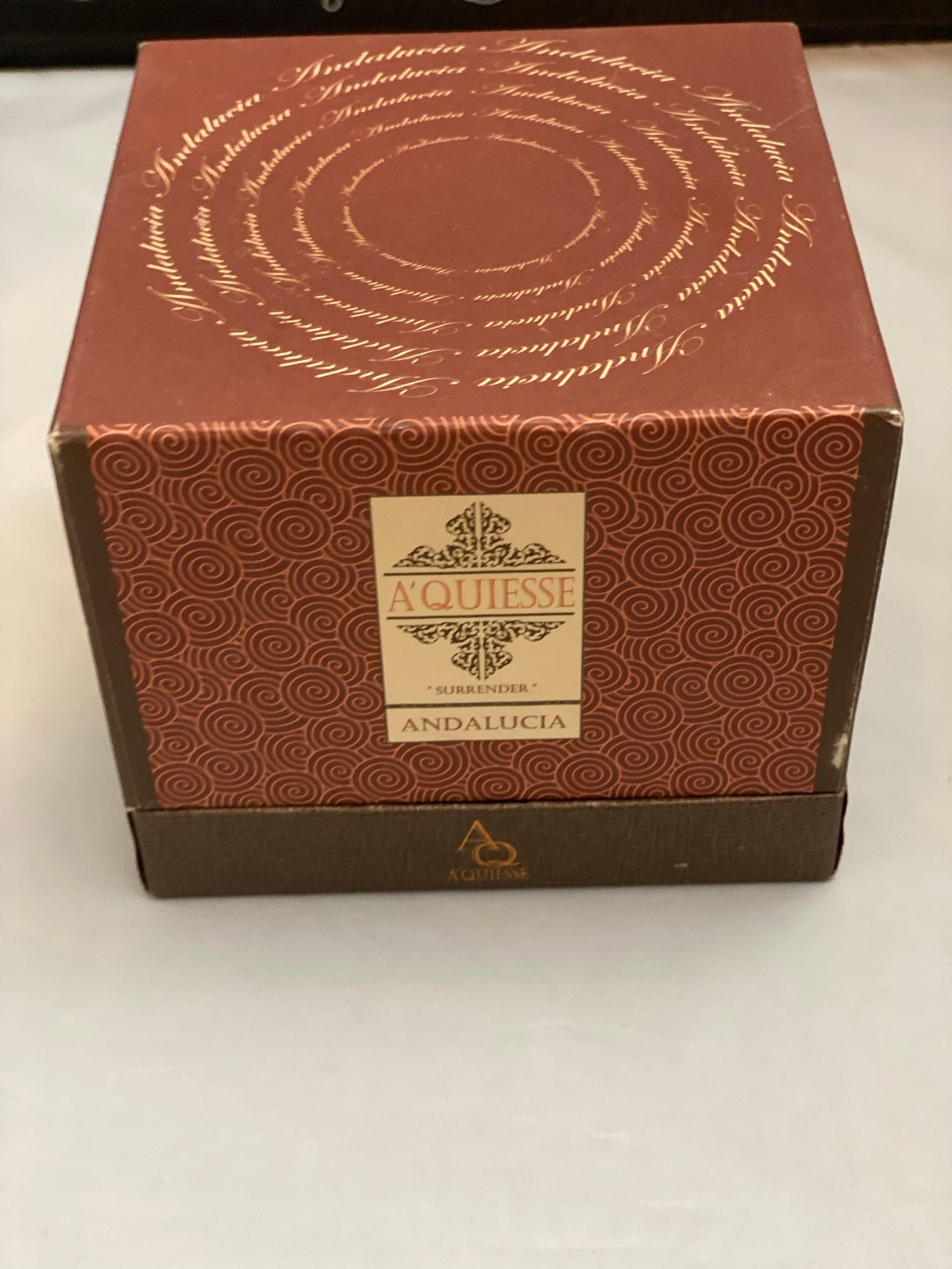 New candle fragrance is surrender by Anquisse Andulcia