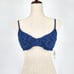 Becca by Rebecca Virtue Women Blue Sundance Beach Swim Underwire Bra Top Size S
