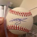 Hunter renfroe signed baseball and card