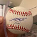 Hunter renfroe signed baseball and card
