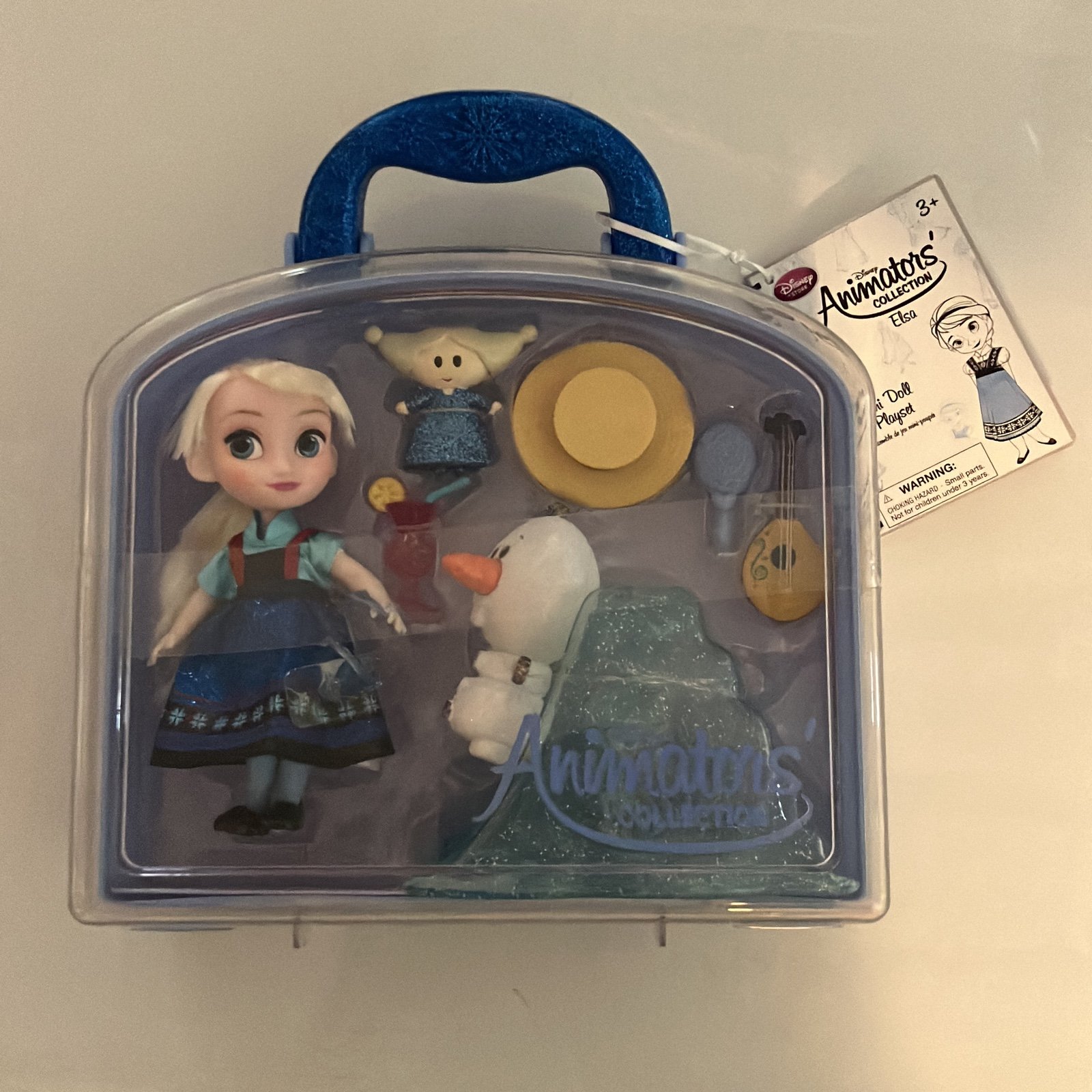 Disney Store Animators Collection ELSA Mini Doll Playset