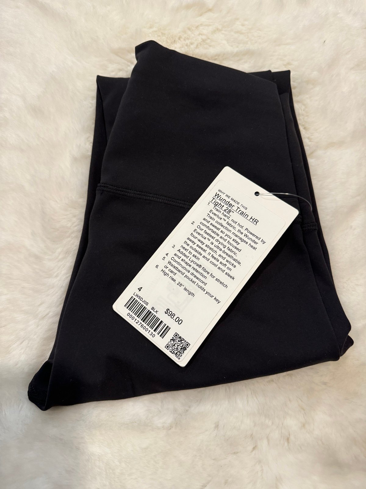 Lululemon Wunder Train HR Tight 28 size 4