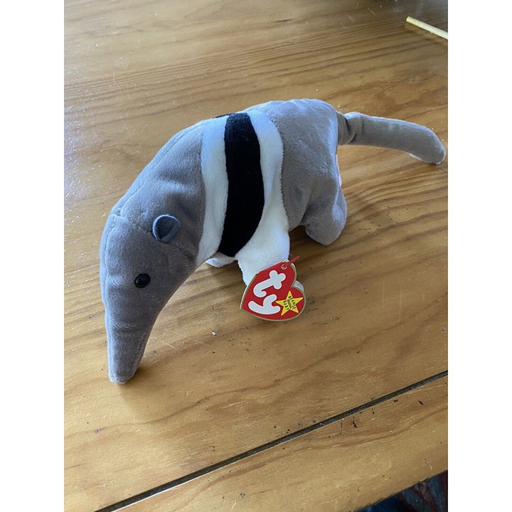 Ty beanie babies ANTS the anteater PE Pellets Mint Condition Inside tag #217