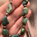 Vintage Sterling Shube’s Dakota West Turquoise Nugget native style Bracelet