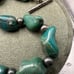 Vintage Sterling Shube’s Dakota West Turquoise Nugget native style Bracelet