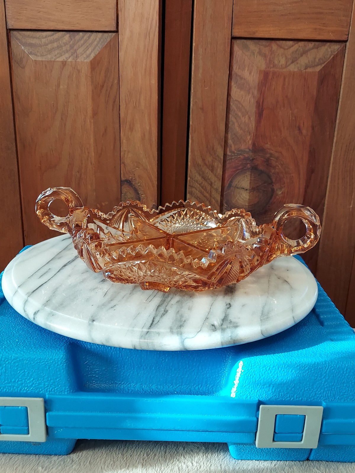 Pink Crystal Dish