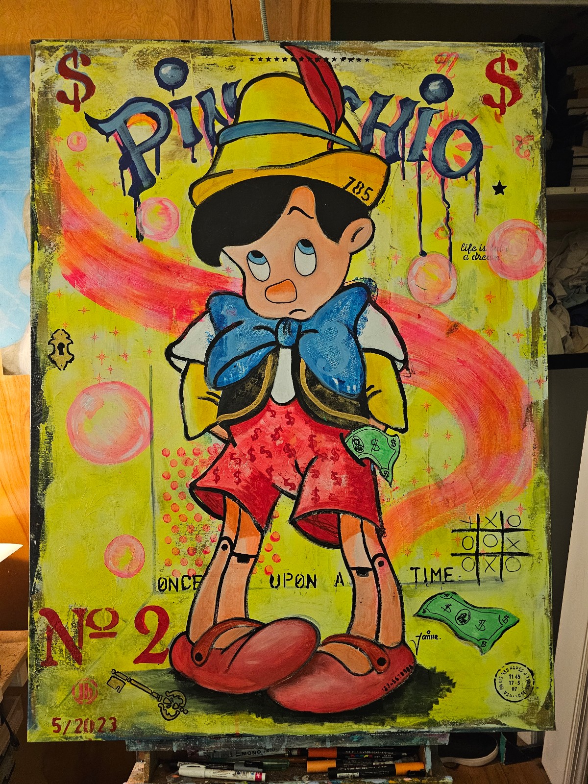 acrylic painting